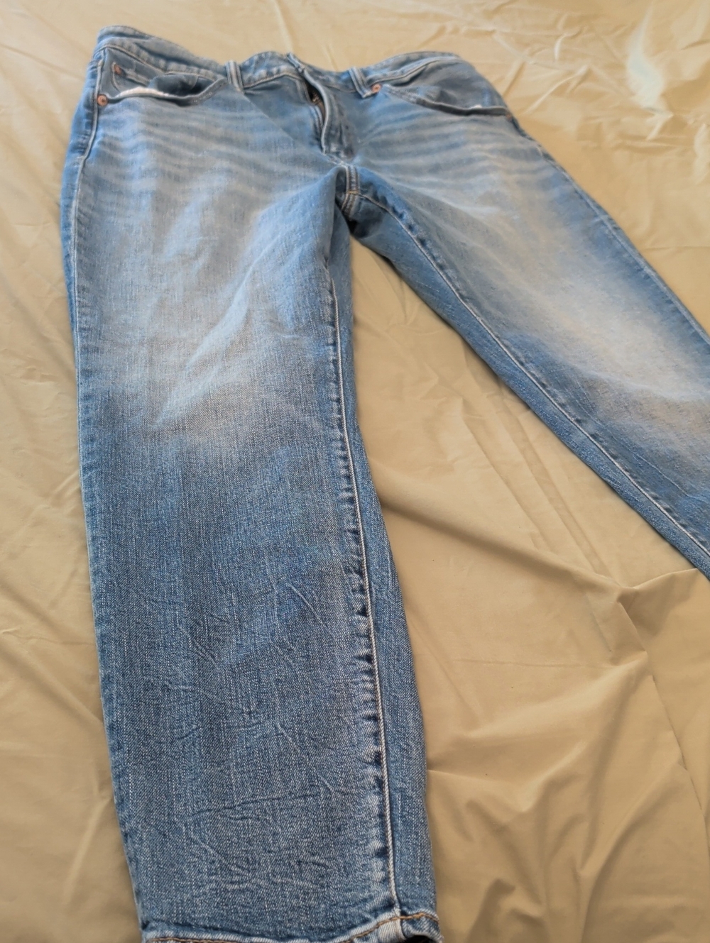 American Eagle Outfitters Men's Light Blue Straight Jeans